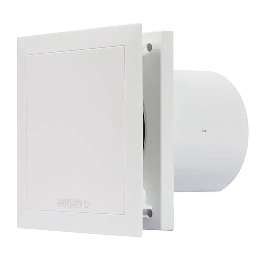 Airflow QT100T 4 Inch Quiet Air Bathroom Fan with Timer - 9041260