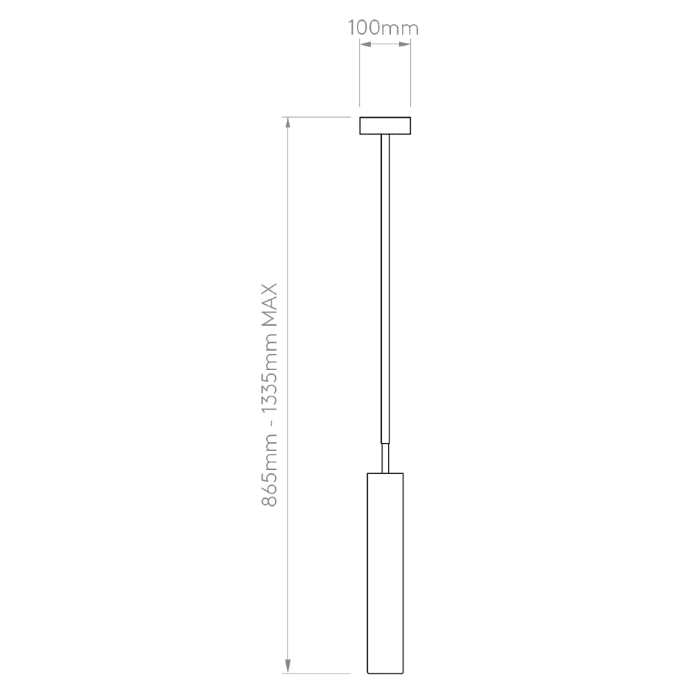 Astro 1060007 Kyoto LED Pendant Polished Chrome