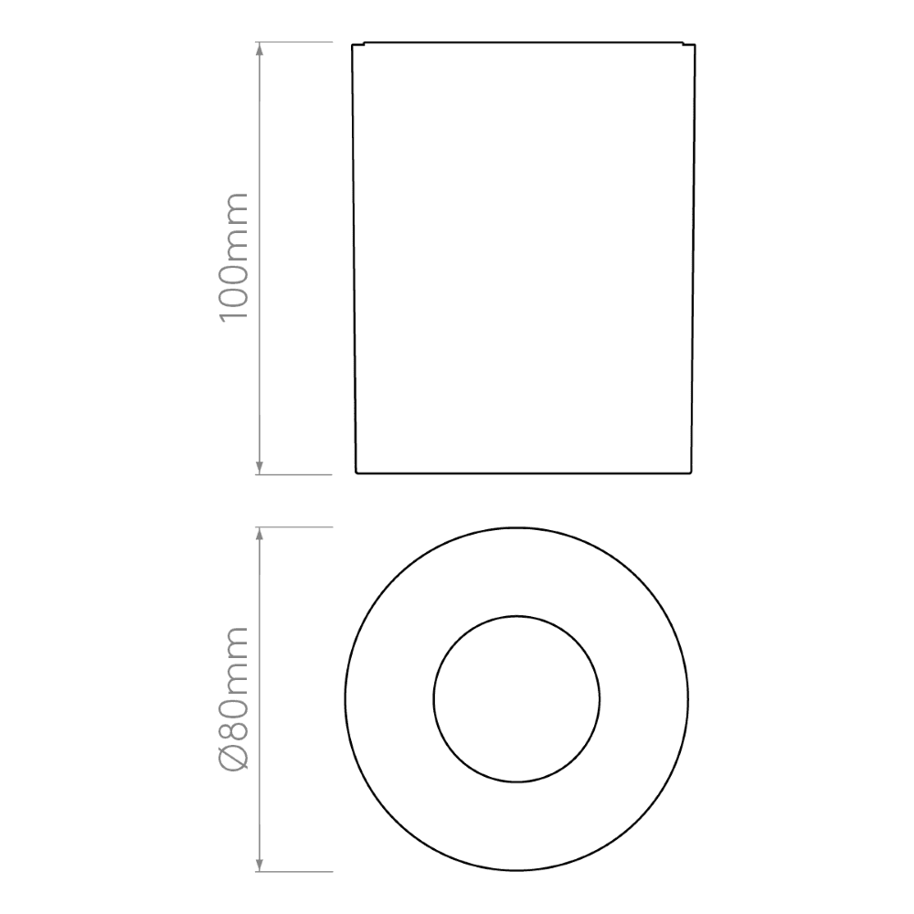Astro 1326061 Kos Round 100 LED Textured White