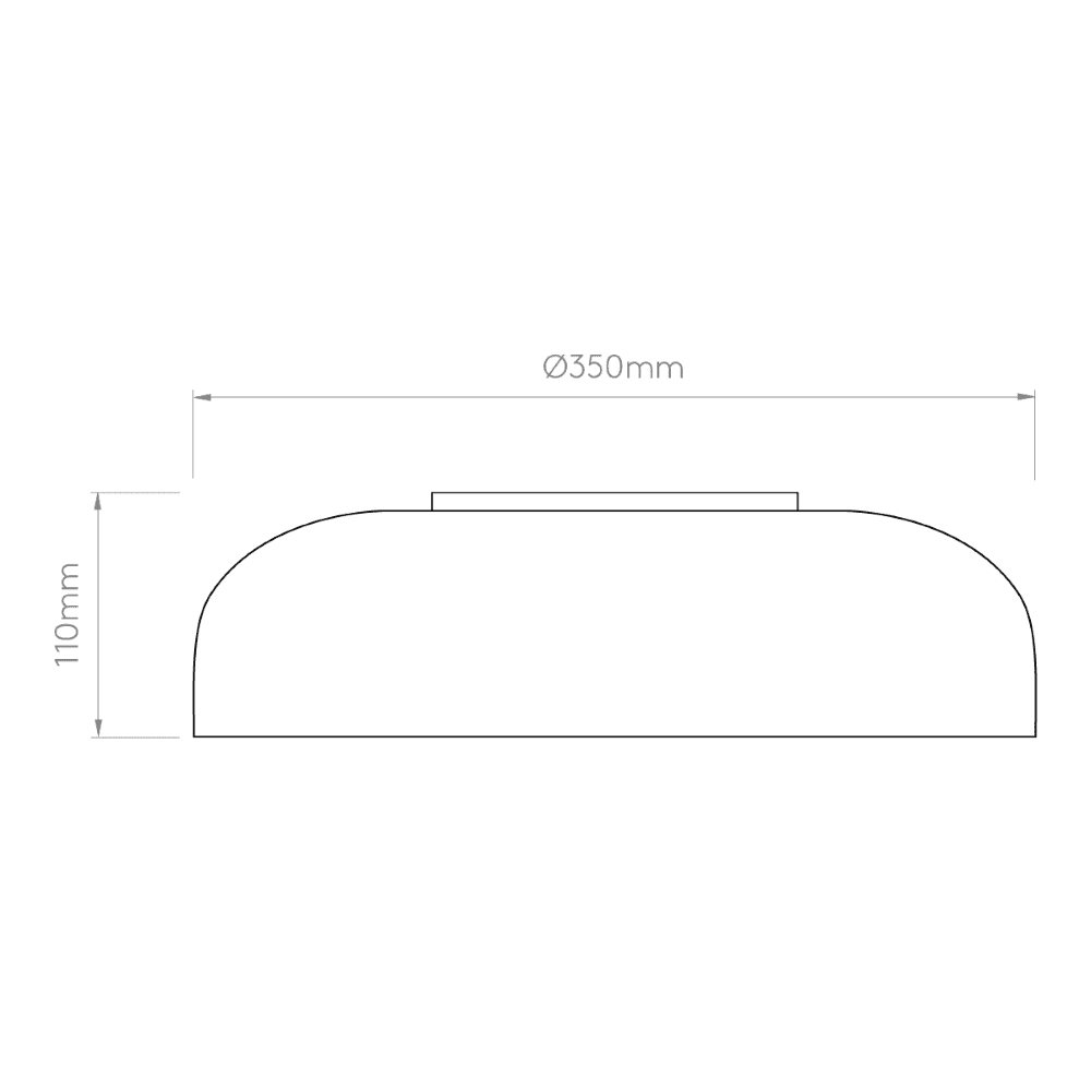 Astro 1328001 Syros White Glass