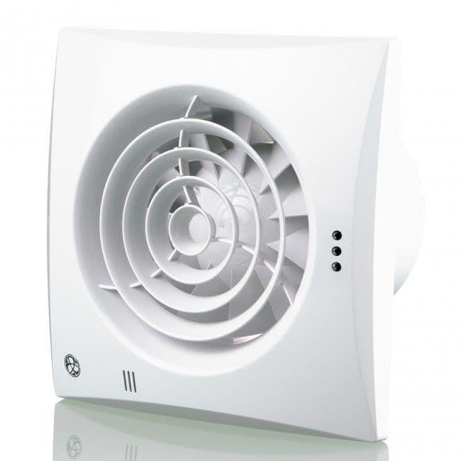 Blauberg Calm CALM100DMEVTH dMEV Bathroom Extractor Fan White with Humidity & Timer - 100mm