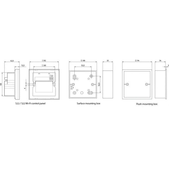 Blauberg S22 Controller for EC SB Heat Recovery Units