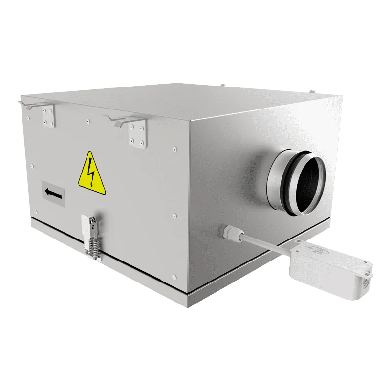 Blauberg Sound-insulated inline centrifugal fan with EC Motor 150dia