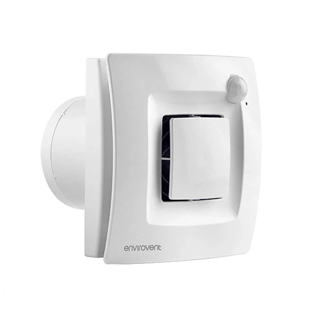 Envirovent Silent Dual 100 Ultra Quiet Bathroom Fan With PIR and Humidistat