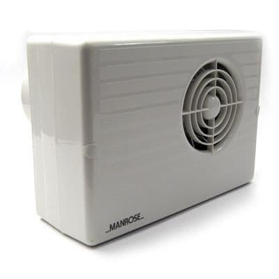 Manrose CF200T Centrifugal Bathroom Fan with Timer