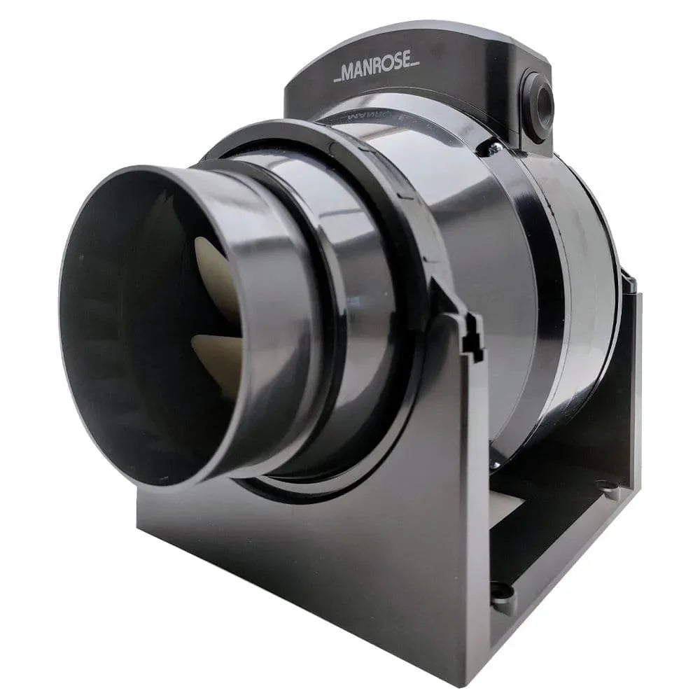 Manrose MF100T 4 Inch Inline Duct Fan with Timer
