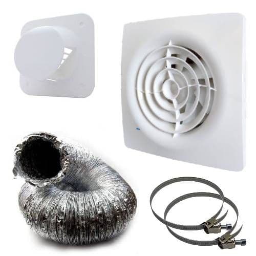 wall mounted extractor fan kit