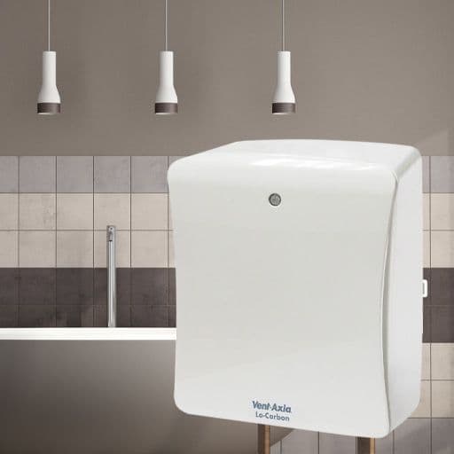 family bathroom with overlay image of extractor fan