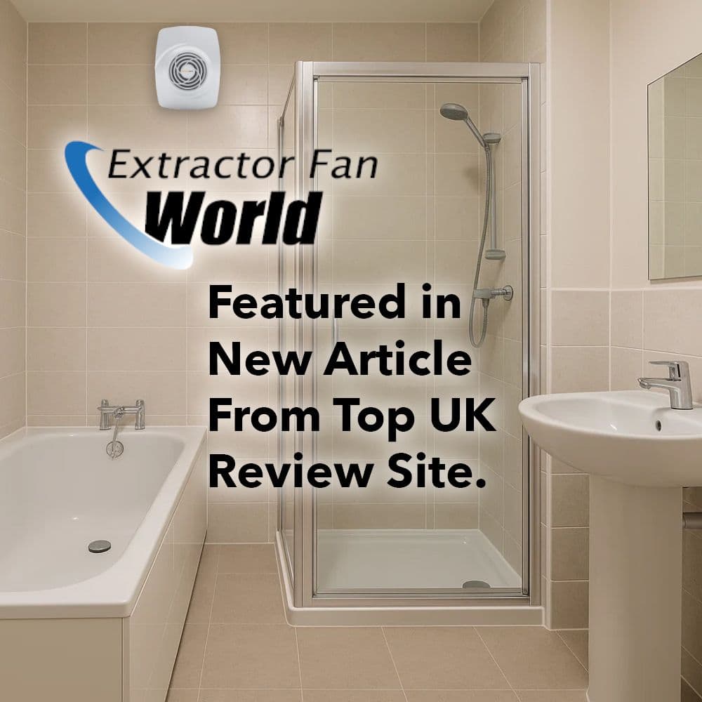 family bathroom with extractor fan world logo overlaid