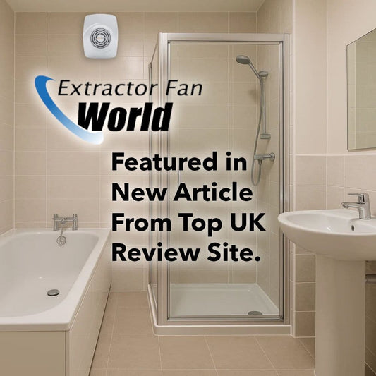 family bathroom with extractor fan world logo overlaid