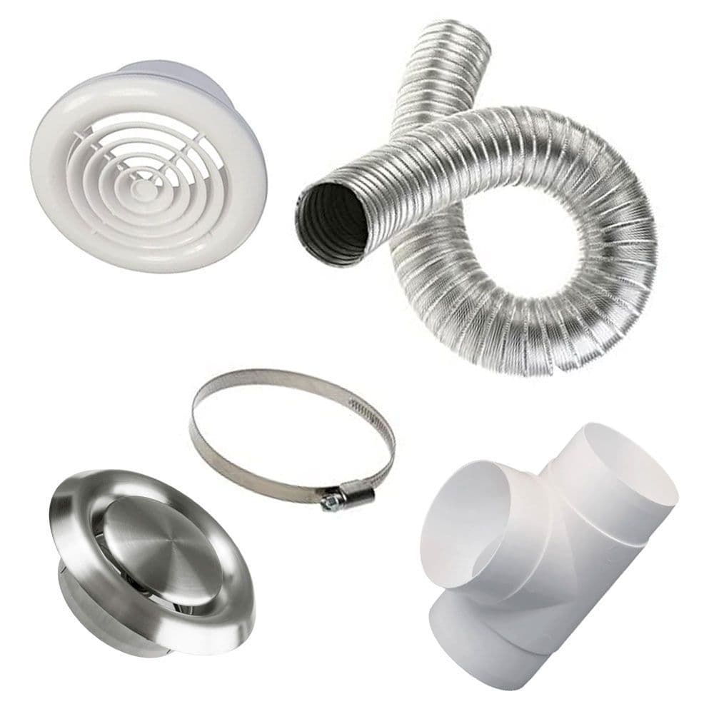 Five Inch - 125mm Ducting Grilles & Accessories – Extractor Fan World