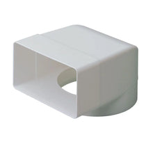 100mm Round to Flat Duct 90° Bend