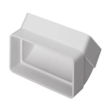 110mm x 54mm 45° Vertical Flat Duct Bend