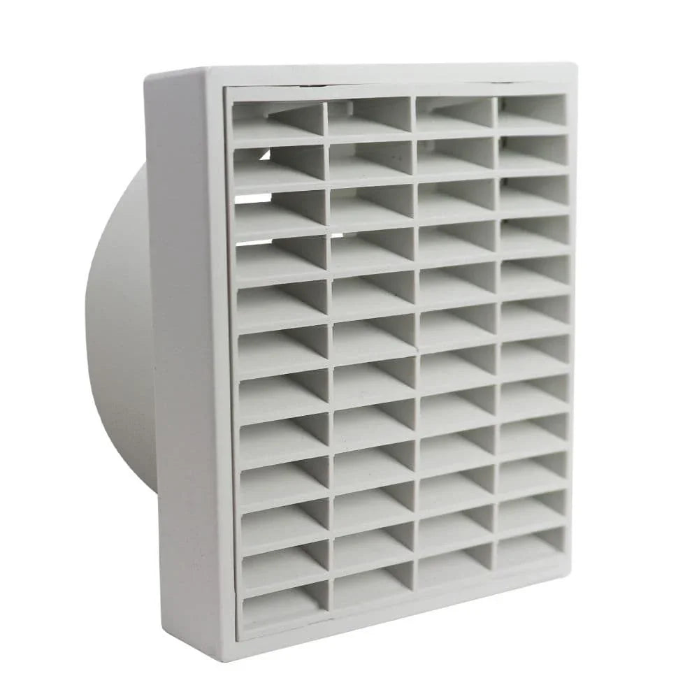 Twelve Inch 300mm External Square Ventilation Grille – Extractor Fan World