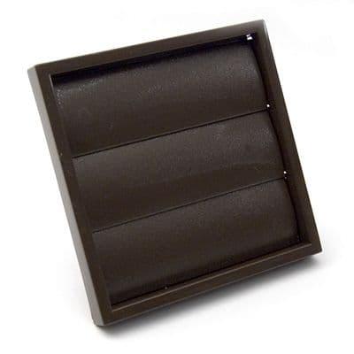 4 Inch 100mm Gravity Grille Brown