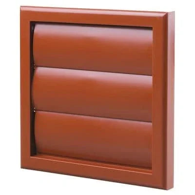 Envirovent 100mm - 4 inch Gravity Grille - Terracotta