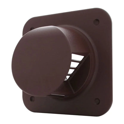 4 Inch 'No Resist' Back Draught Grille - Brown