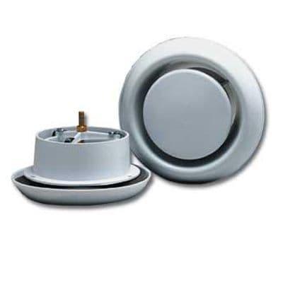 5 Inch White Steel Extract Diffuser