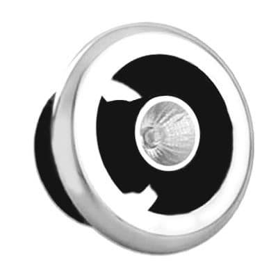 6 Inch White Showerlite Grille