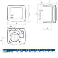 Airflow 72684312 Loovent dMEV with Timer SELV 12V