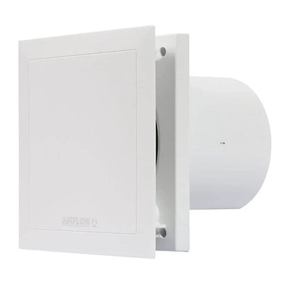 Airflow QT100T 4 Inch Quiet Air Bathroom Fan with Timer - 9041260