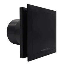 Airflow QT100T Quiet Air Black Bathroom Fan with Timer - 90002186