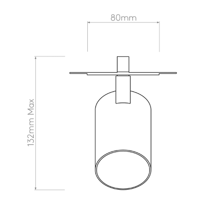 Astro 1393007 Aqua Recessed Matt White