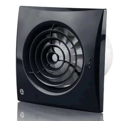 Blauberg Calm CALMBLACK150TH Silent Extractor Fan Black Humidity - 150mm
