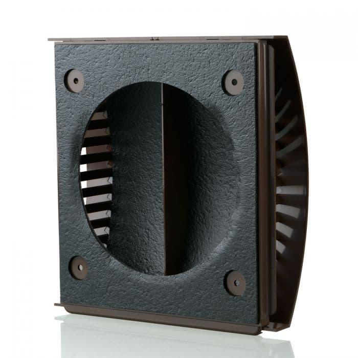Blauberg External Wind Baffle Vent 100mm Brown