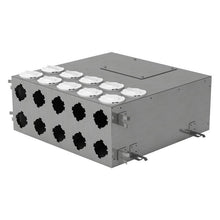 BlauFast 75mm Metal Radial Duct Manifold Box - 160mm Connection - 10 Port - Insulated