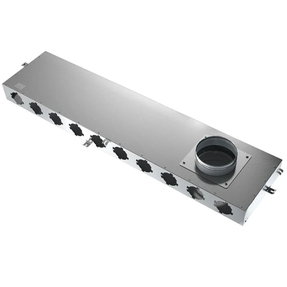 BlauFast 75mm Metal Radial Duct Manifold Box - 160mm Connection  - 12 Port - Un-Insulated