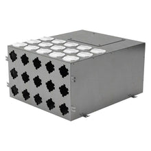BlauFast 75mm Metal Radial Duct Manifold Box - 200mm Connection - 15 Port - Insulated
