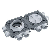BlauFast 90mm Plastic Radial Duct Manifold Box 200mm Connection 8 Port