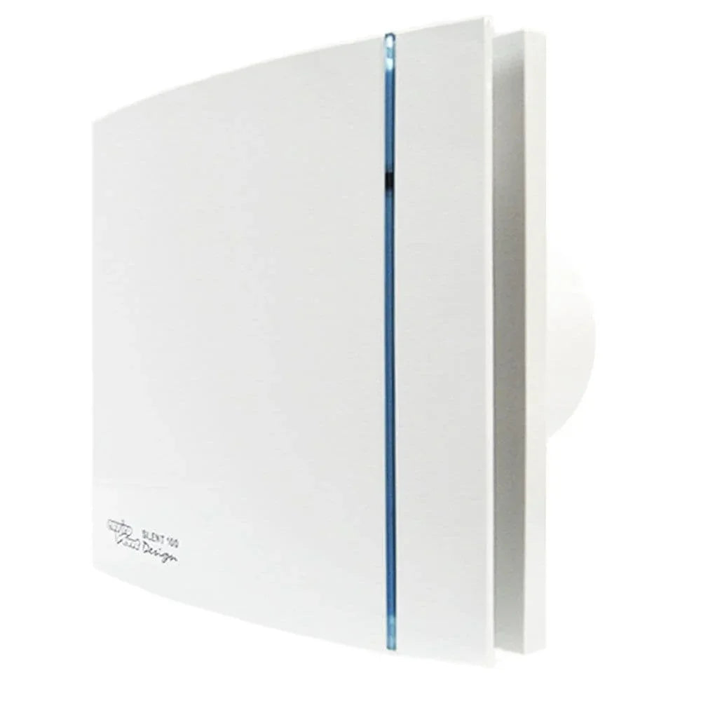 Envirovent Silent Design SILDES100HT Bathroom Fan with Humidistat & Timer