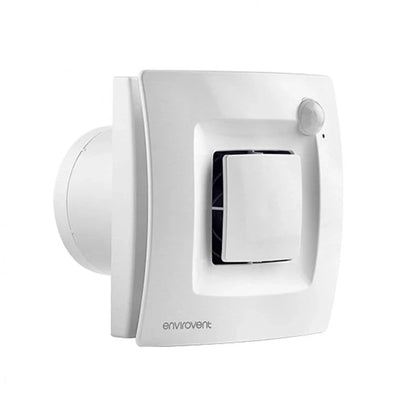 Envirovent Silent Dual 100 Ultra Quiet Bathroom Fan With PIR and Humidistat