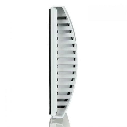 External Wind Baffle Vent 125mm White
