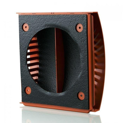 External Wind Baffle Vent 150mm Terracotta