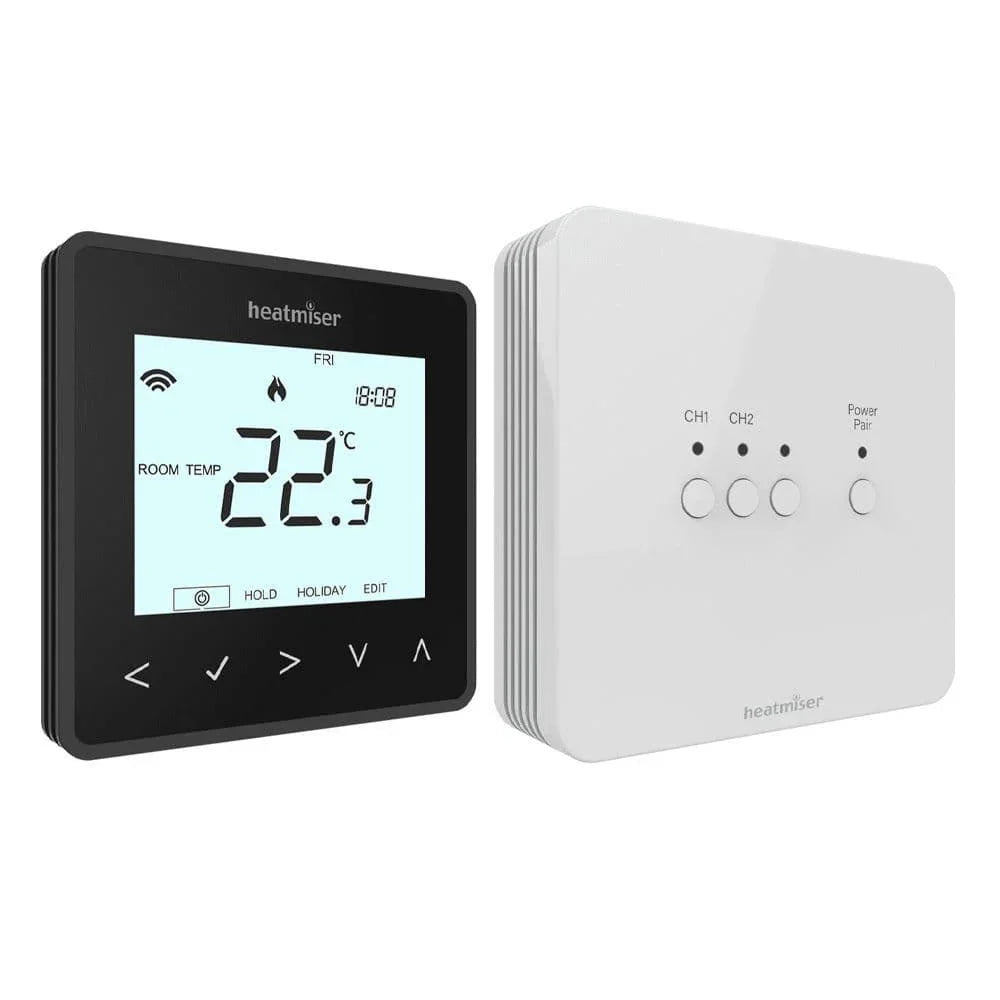 Heatmiser neoHub Black Wireless Cobi Boiler OpenTherm WiFi Smart Control Kit