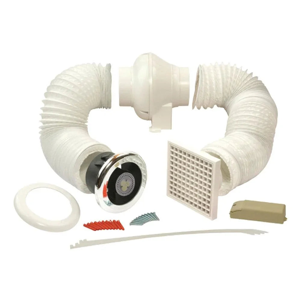 Manrose LEDSLCFDTCN Centrifugal LED Shower Light Kit