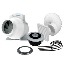 Monsoon UMDTKLED Inline LED Shower Light  Extractor Fan Kit
