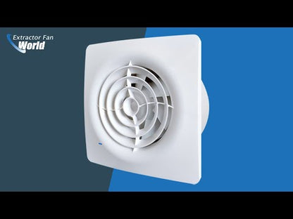 Tornado ST100T Silent 100mm Bathroom Fan with Timer