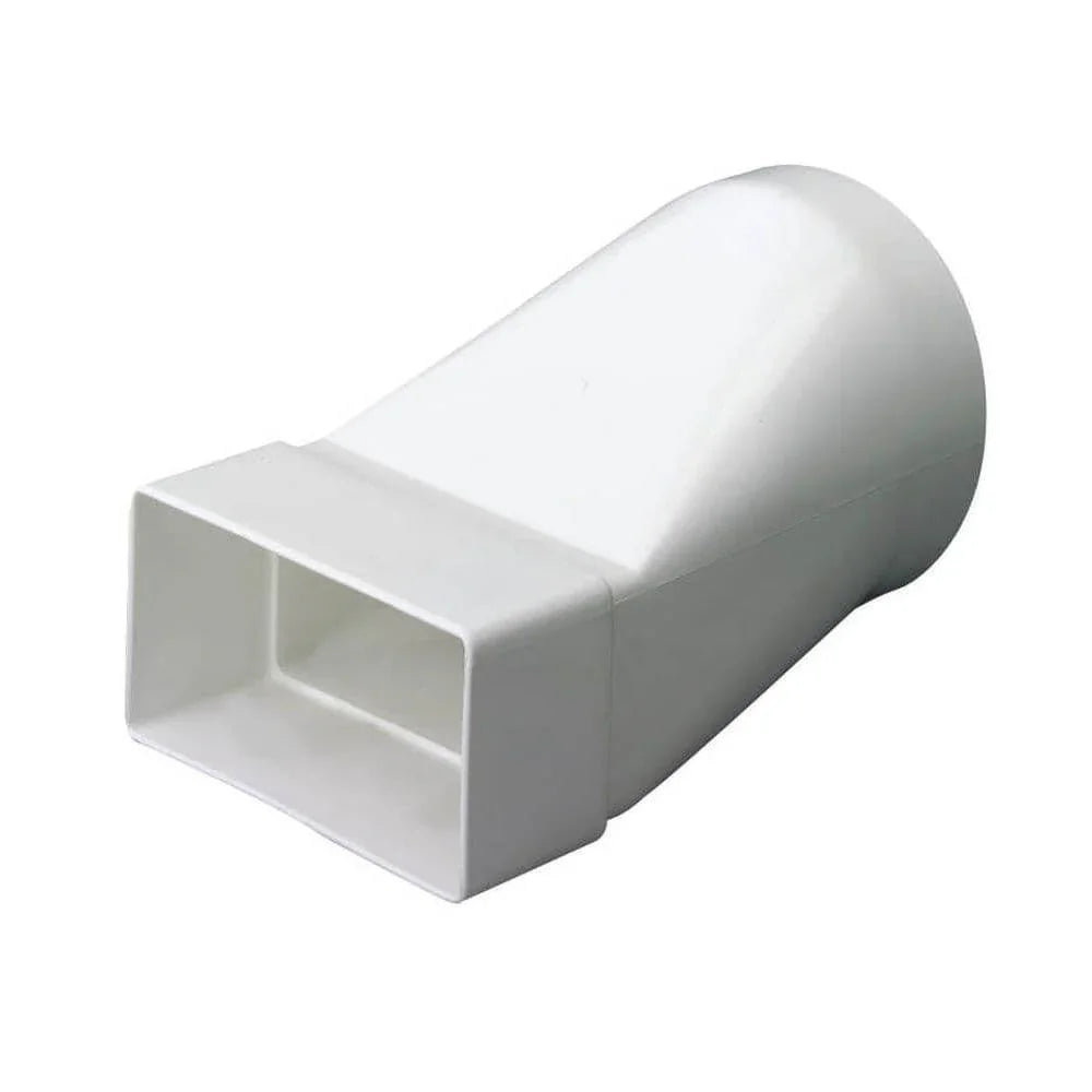 Rectangular Flat Duct 204 x 60 mm 125mm Round to Rectangular Adapter ...
