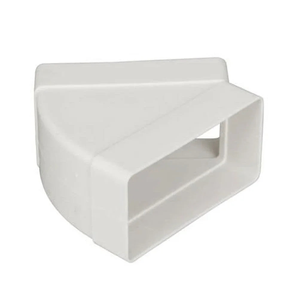 Rectangular Flat Duct 204 x 60 mm Horizontal 45 Degree Bend