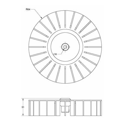 Silavent SPR407 Mayfair Classic Spare Fan Impeller