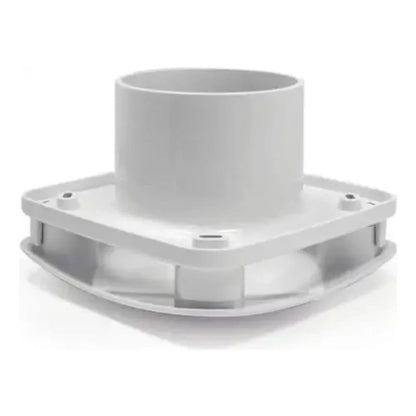 Square Internal Concealed Grille 100mm White