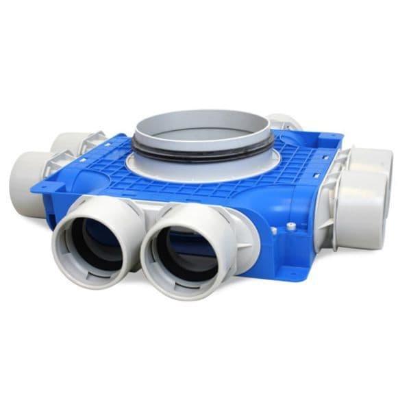 UNDB75 Radial Ducting Ventilation Distribution Box 8 Way