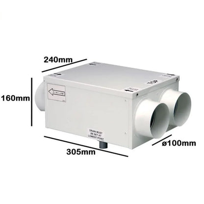 Vent Axia 370377 HR100R Single Room Heat Recovery Unit
