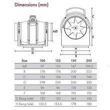 Vent Axia ACM100T Inline Fan with Timer 17104020